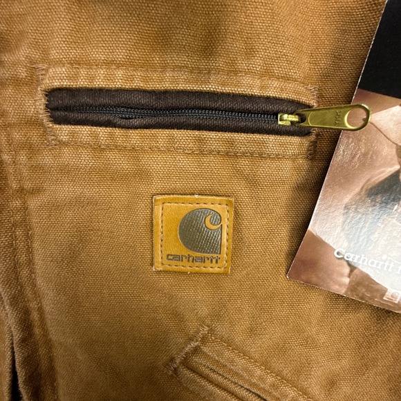 Carhartt Detroit Jacket Fleece Lined Youth Medium (8) YYJ97 BRN Brown NWT NOS - Picture 9 of 12